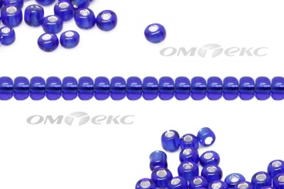 Бисер (SL) 11/0 ( упак.100 гр) цв.28 - синий - купить в Барнауле. Цена: 53.34 руб.