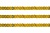 Пайетки "ОмТекс" на нитях, SILVER SHINING, 6 мм F / упак.91+/-1м, цв. 48 - золото - купить в Барнауле. Цена: 356.19 руб.