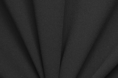 Костюмная ткань с вискозой "Бриджит", 210 гр/м2, шир.150см, цвет чёрный - купить в Барнауле. Цена 564.96 руб.