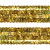 Тесьма с пайетками D16, шир. 20 мм/уп. 25+/-1 м, цвет золото - купить в Барнауле. Цена: 778.19 руб.