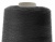 Швейные нитки (армированные) 28S/2, нам. 2 500 м, цвет чёрный - купить в Барнауле. Цена: 139.91 руб.