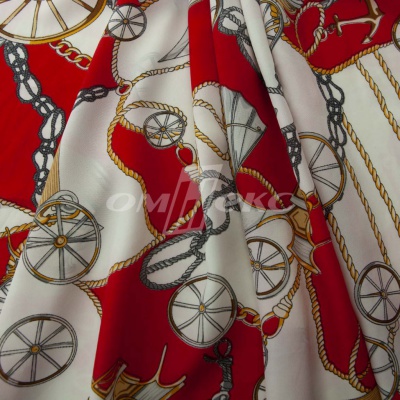 Плательная ткань "Фламенко" 13.1, 80 гр/м2, шир.150 см, принт этнический - купить в Барнауле. Цена 241.49 руб.
