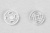 Кнопки пришивные пластиковые 11,5 мм, блистер 24шт, цв.-прозрачные - купить в Барнауле. Цена: 59.44 руб.