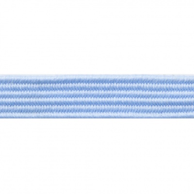 Резиновые нити с текстильным покрытием, шир. 6 мм ( упак.30 м/уп), цв.- 108-голубой - купить в Барнауле. Цена: 155.22 руб.