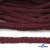 Шнур плетеный d-6 мм круглый, 70% хлопок 30% полиэстер, уп.90+/-1 м, цв.1070-бордовый - купить в Барнауле. Цена: 588 руб.